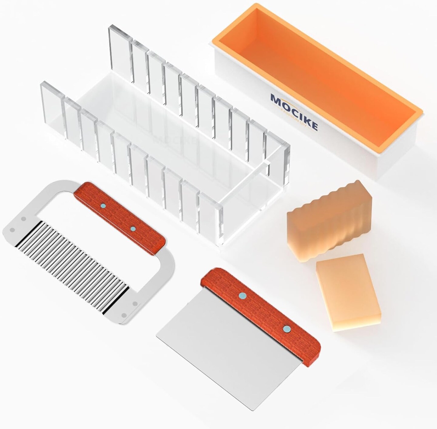 Premium Acrylic Soap molds Making Kit - Craft Exquisite DIY Soaps with Precision (Hard Soap Cutter Kit)