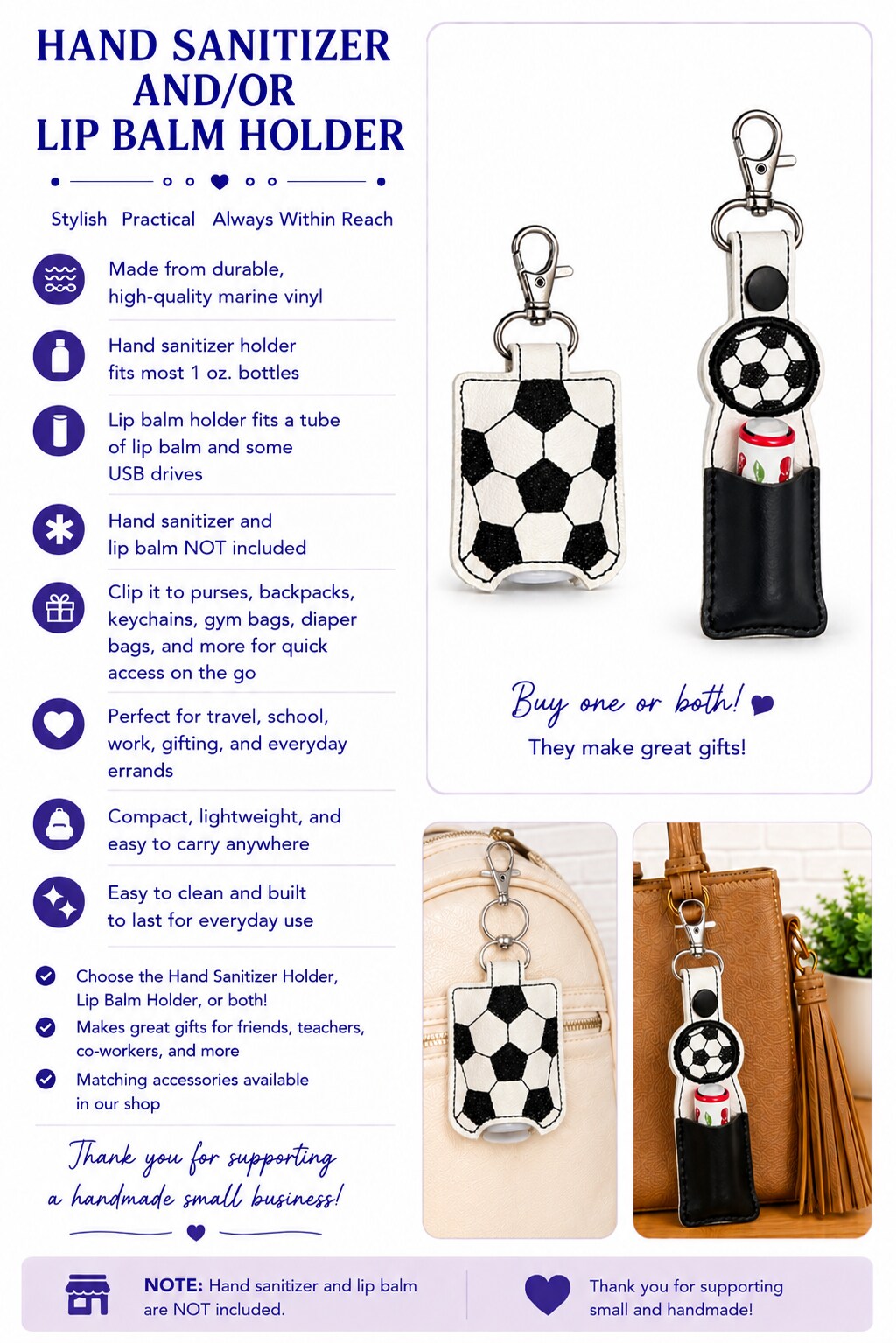 専用！1997.1998年ジルベスター&バックスバニーソーキーボトルセット Soccer Hand Sanitizer Holder and or Lip Balm Holder | MakerPlace