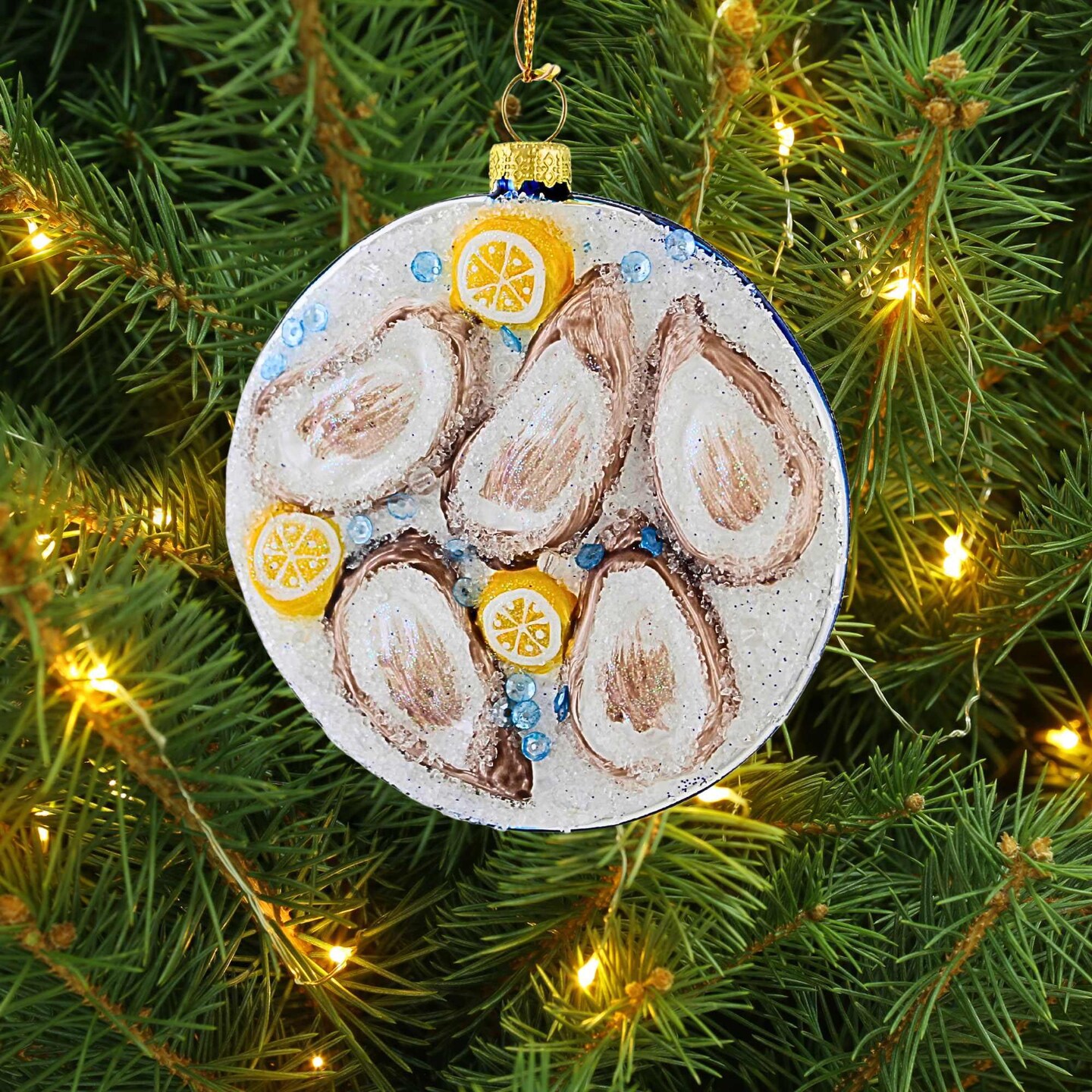 Cody Foster Plated Oyster Ornament - Thumbnail 4