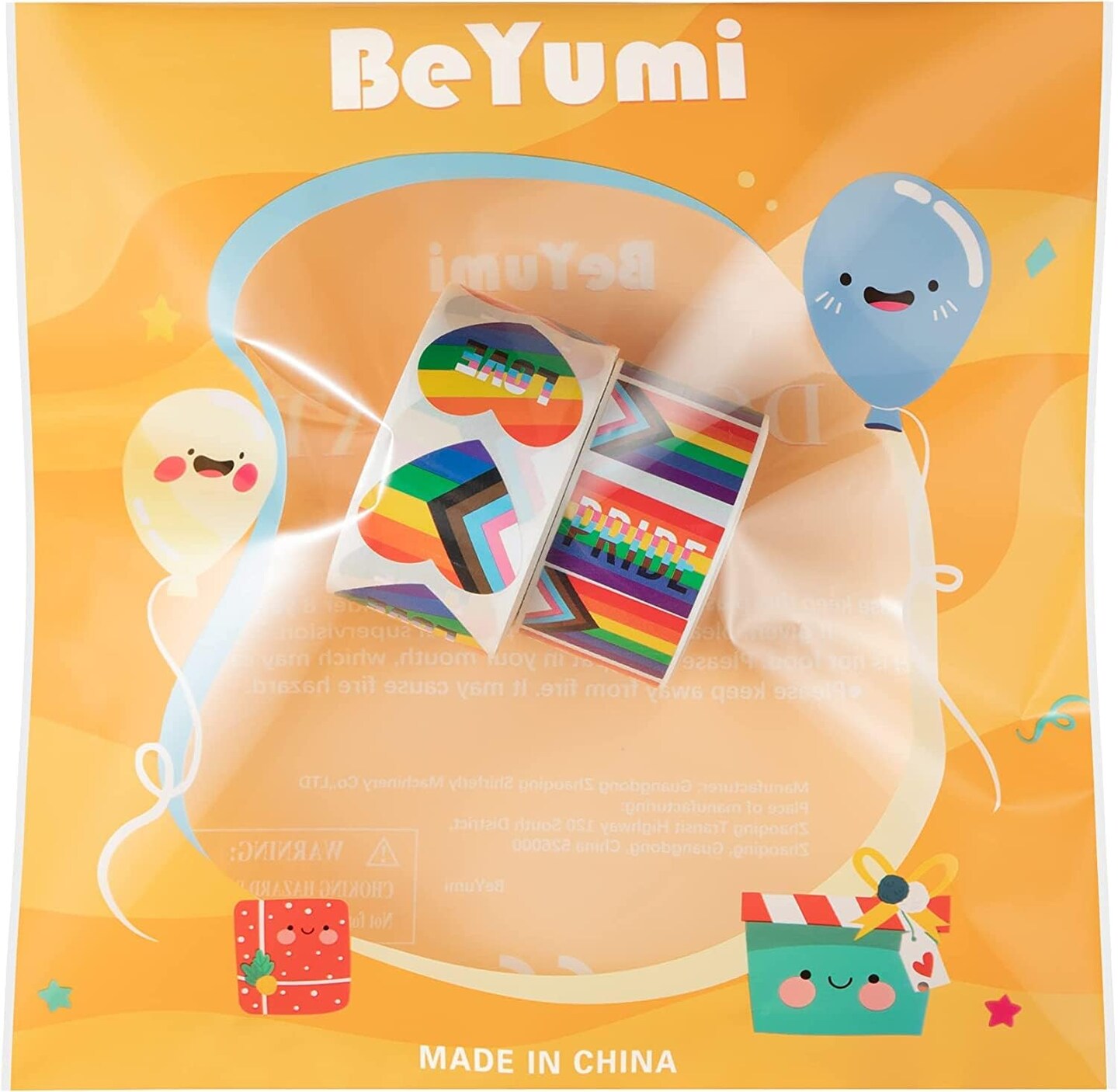1600PCS LGBTQ+ Pride Heart Stickers Roll Set – Waterproof Rainbow Flag Vinyl Decals for Water Bottles, Laptops, Phones & Pride Parades | Gay Lesbian Bi Trans Nonbinary Accessories