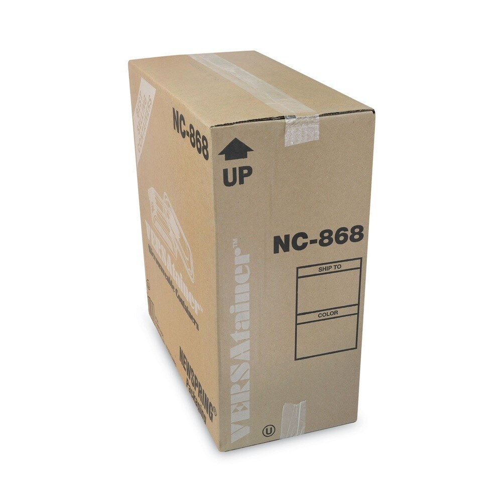 Pactiv Corp. Newspring VERSAtainer 8.8 in. x 6 in. x 2 in. Base/Lid Combo Microwavable Containers - White/Clear (150/Carton)