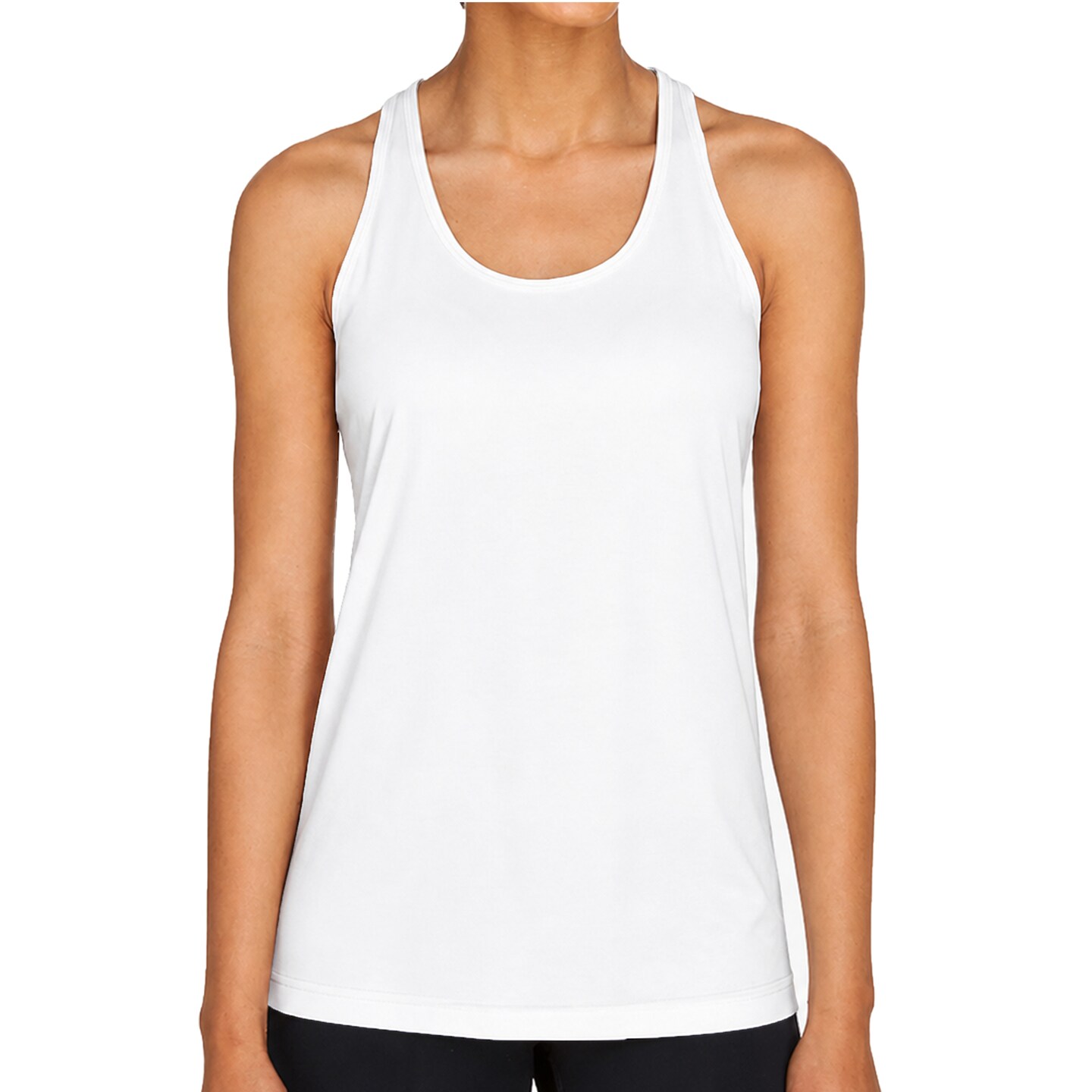 Team 365 Women's Zone Performance Racerback Tank, Athletic Gym Polyester Tank Top