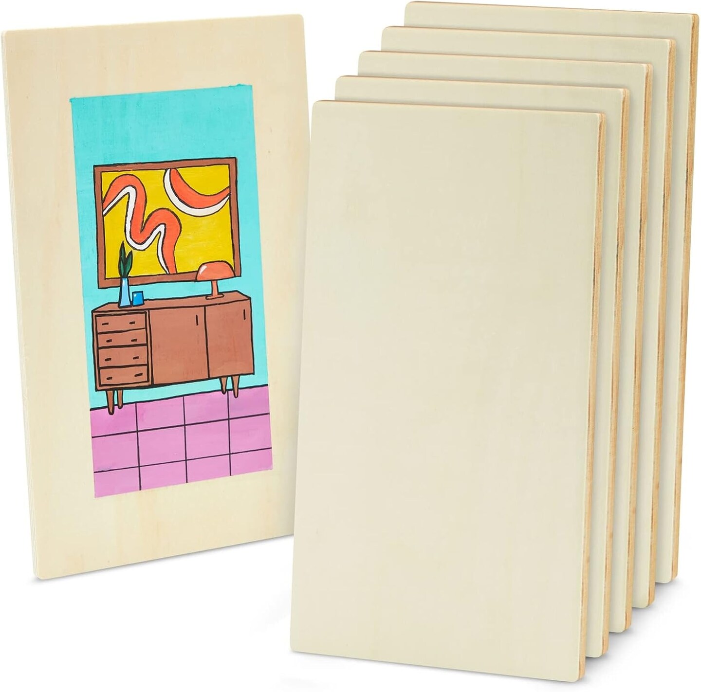 Unfinished Wood Planks for Crafts