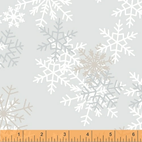 Fabric Windham Snowflakes 108" Quilt Back by the Quarter Yard 51461-1
