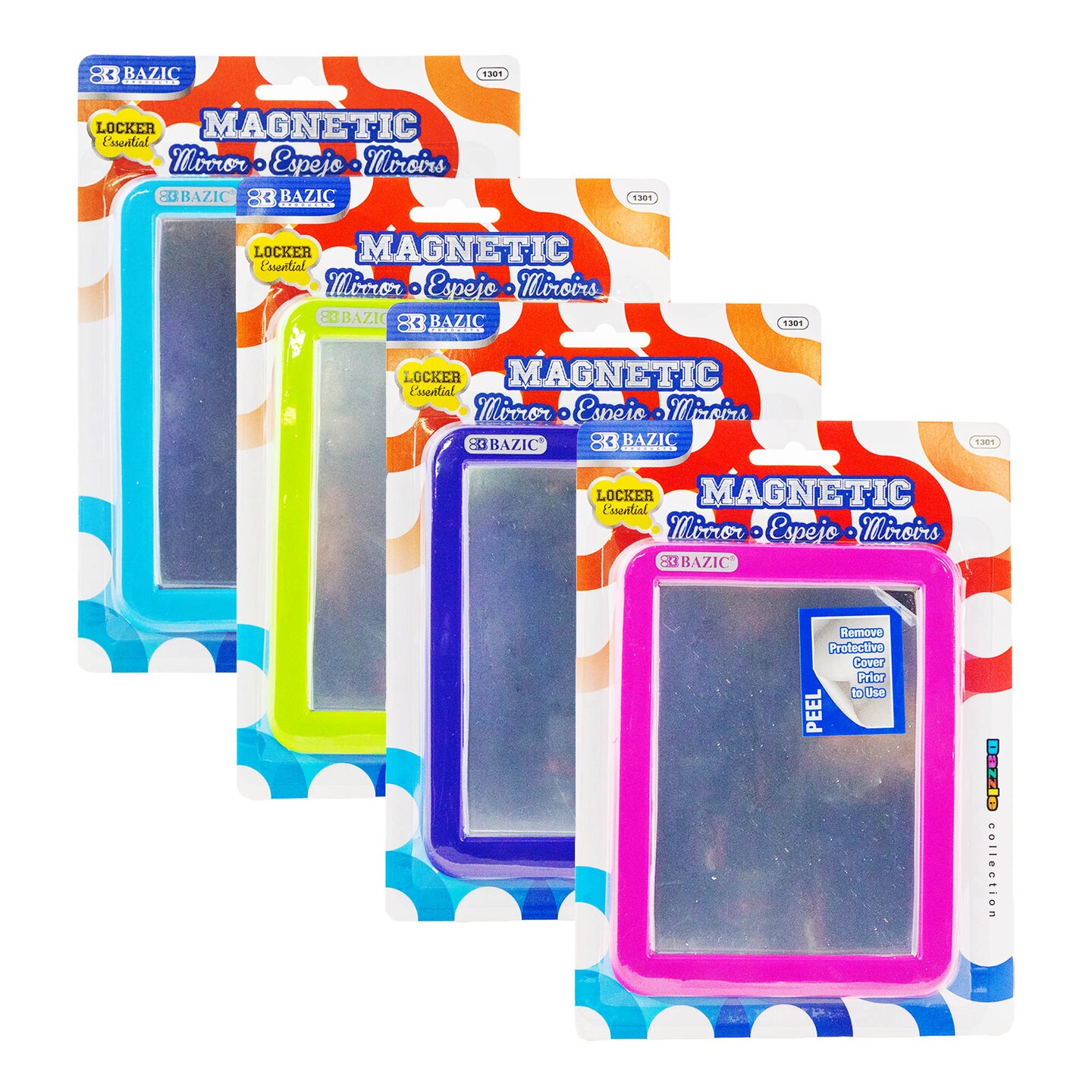 BAZIC Magnetic Locker Mirror