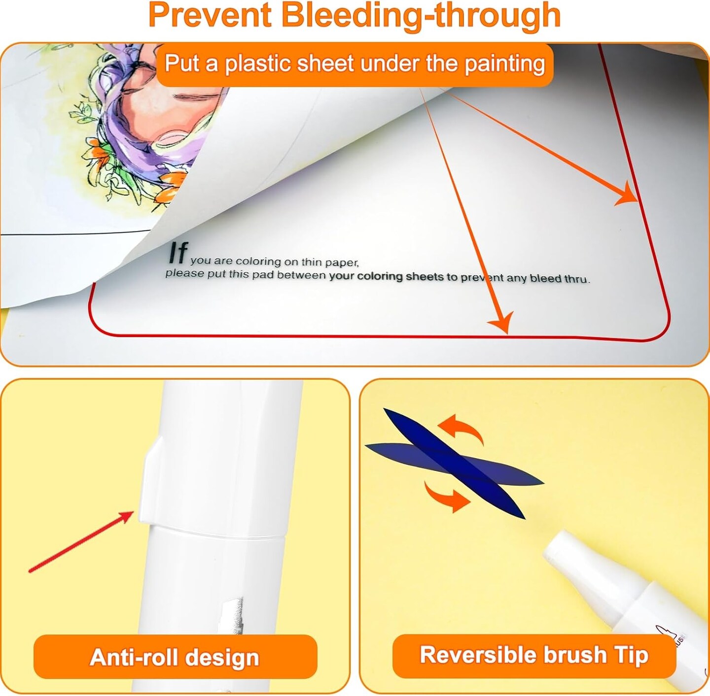 Alcohol Markers Brush & Chisel - 168 Colors Double Tipped Art Markers