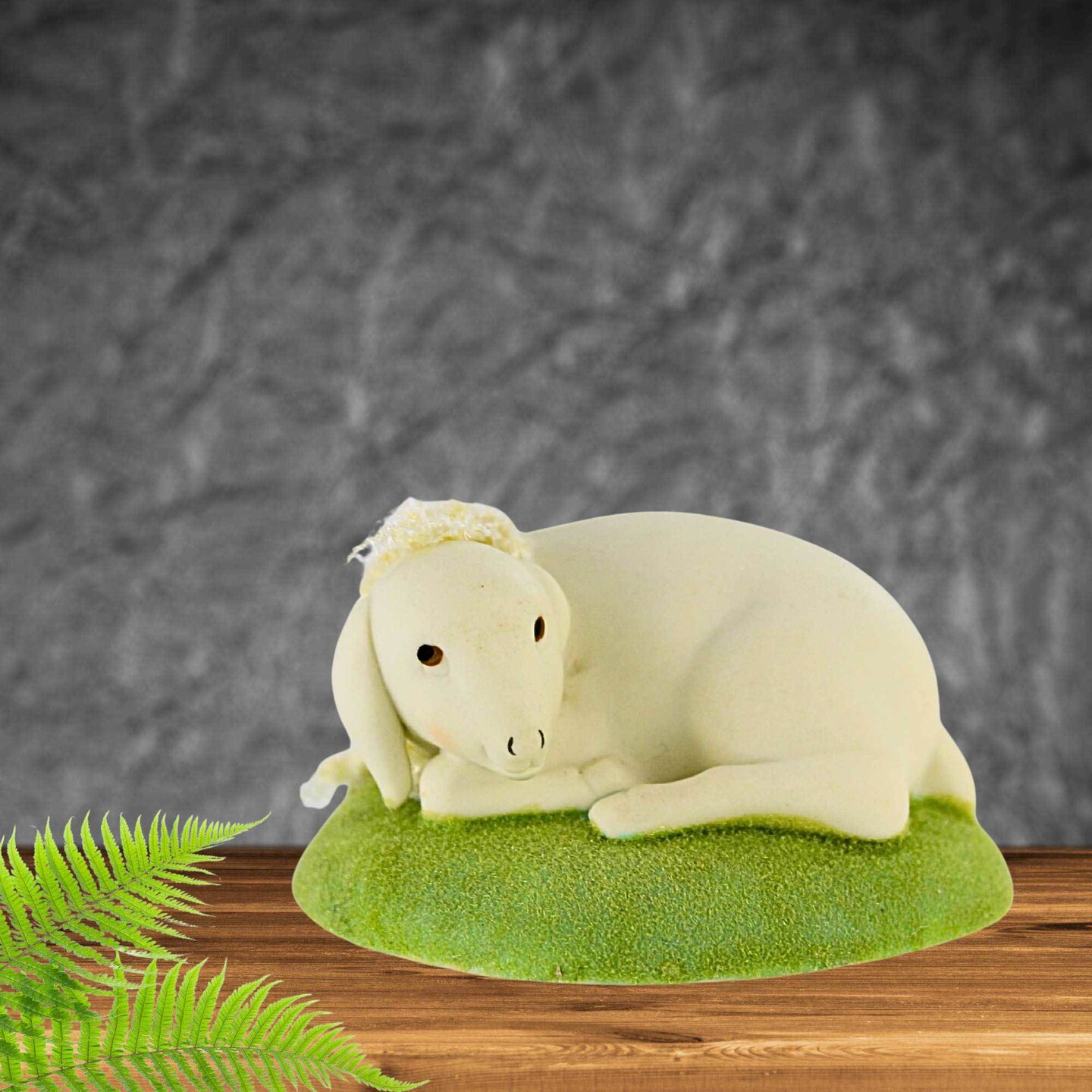 Snowbunnies 1.5 Inch Collectible Goat 2012 Easter Figurine , Spring Decor Easter Limited Edition 2012