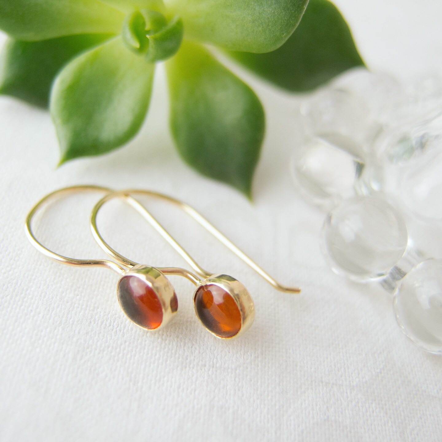 Sterling Silver Baltic Amber Candy Drop Earrings - Green Sterling Silver Baltic Amber Candy Drop Earrings - Green