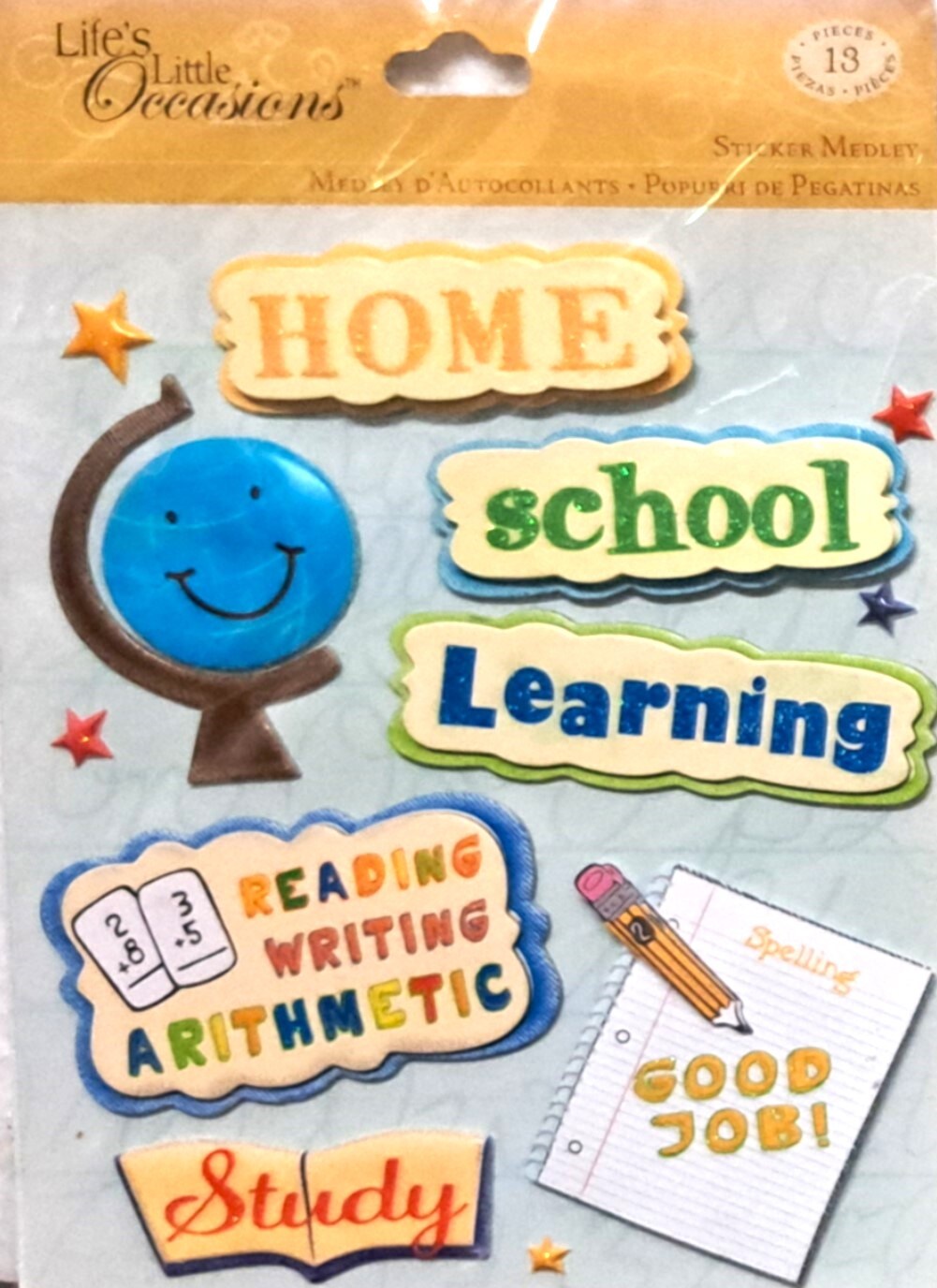 K &#x26; Company Life&#x27;s Little Occasions Homeschooling Sticker Medley