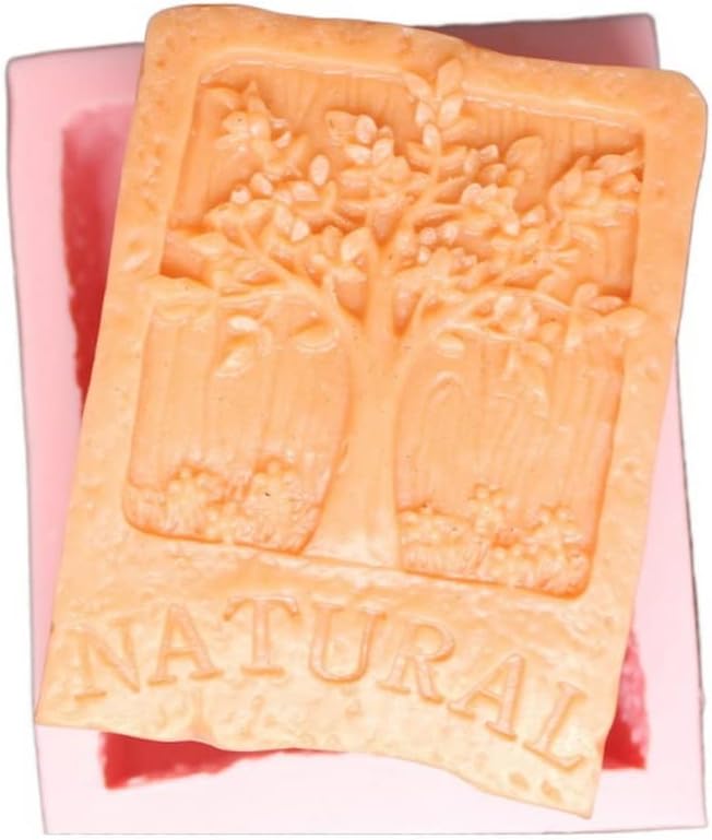 Flowers Silicone Soap Mold - (4PCS Tree) 3.2 x 2.48 x 1.35 inches