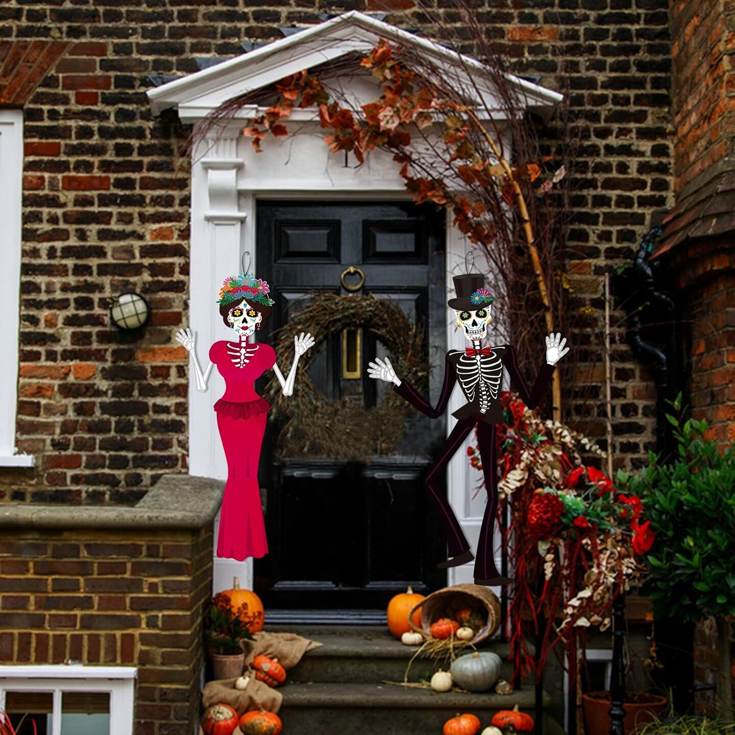 Day of The Dead Window Clings(Day of the Dead)11.81 x 7.87 x 0.24 inches