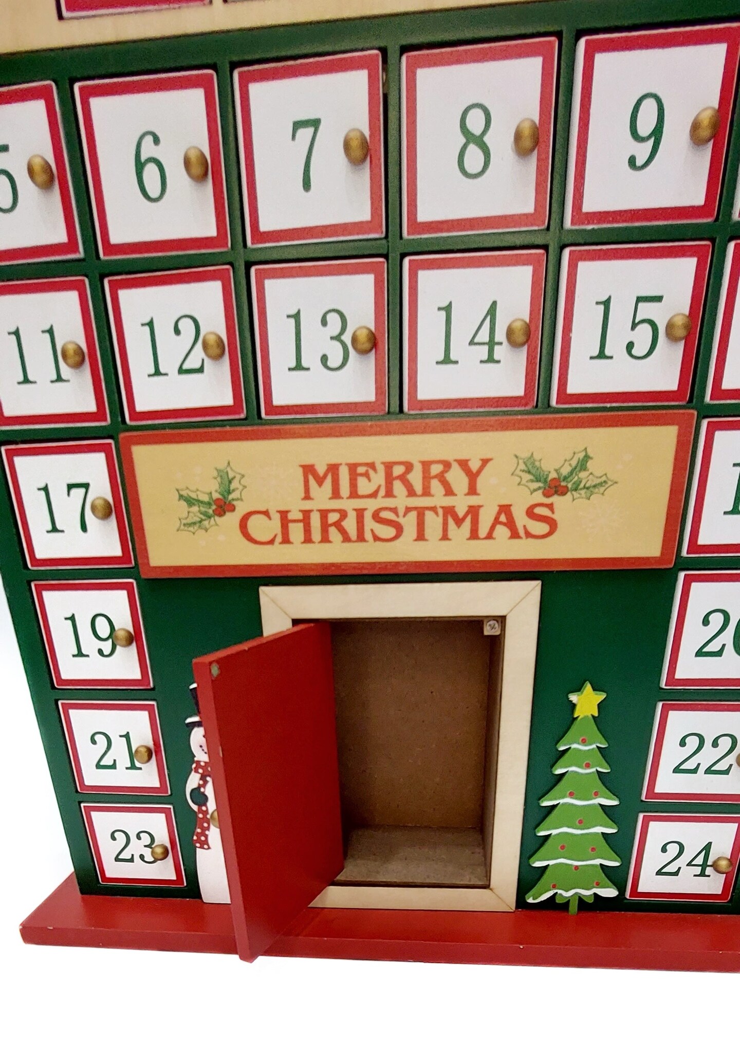 Christmas Cottage Wooden Advent Calendar Wizardi