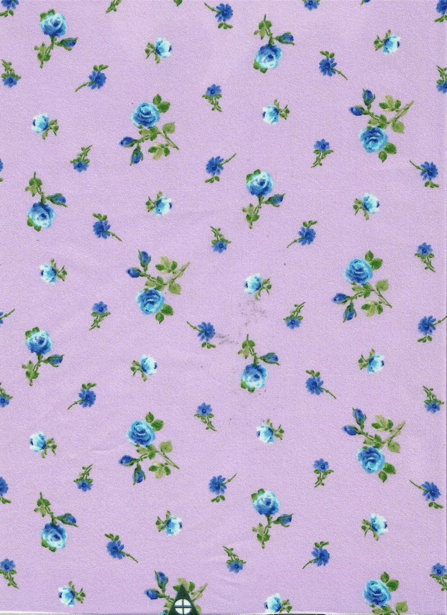 1 Yard 100% Polyester CEY Ditsy Floral Print Fabric, 58/59" Wide