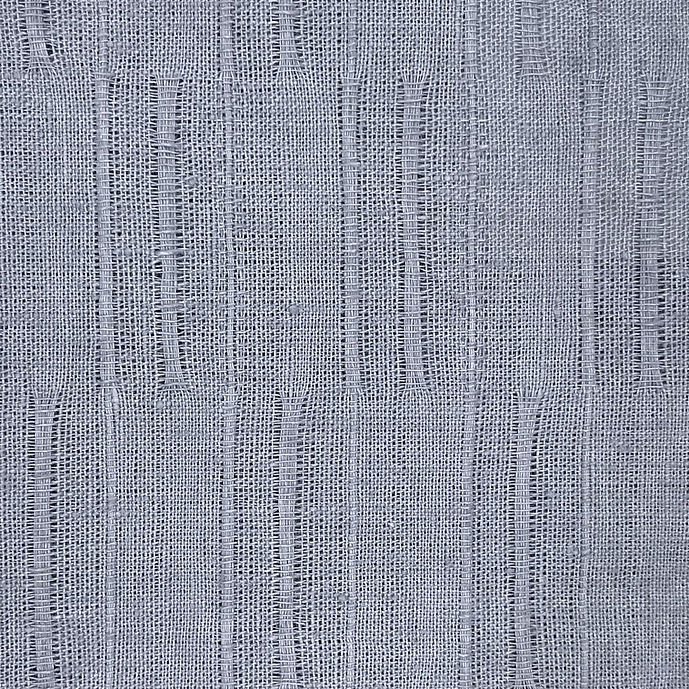 1 Yard Pure Linen Long Rice Jacquard Stripe Fabric Perry 65 Inch Width