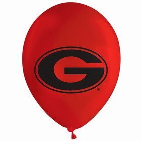 University of Georgia Bulldogs 11&#x22; Latex Balloons - 10ct