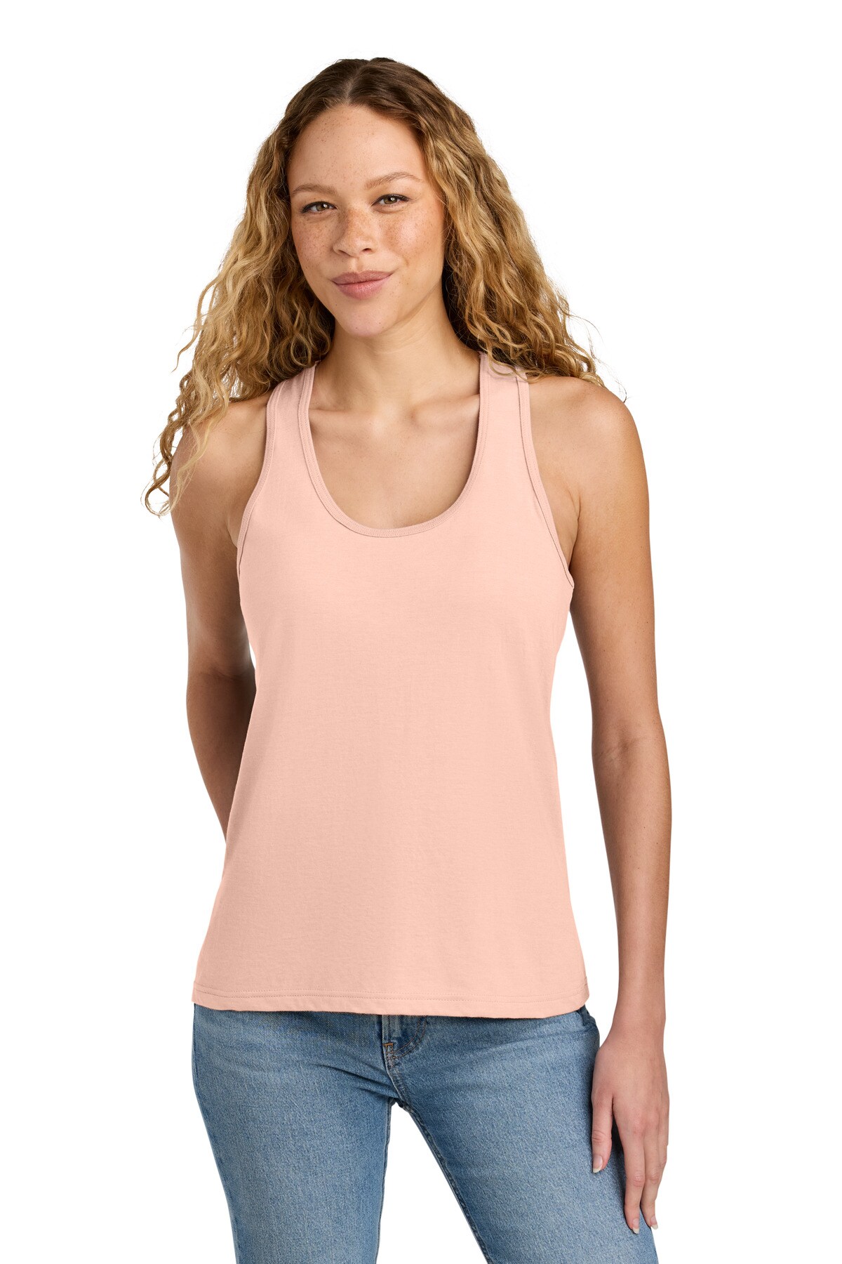 Gildan Softstyle Women’s CVC Racerback Tank Top for Gym & Custom Printing Cotton Blend Tank