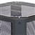 16 Inch Square Outdoor Fire Pit with Grilling Grate Steel Black High Temperature Finish for Backyard and Patio