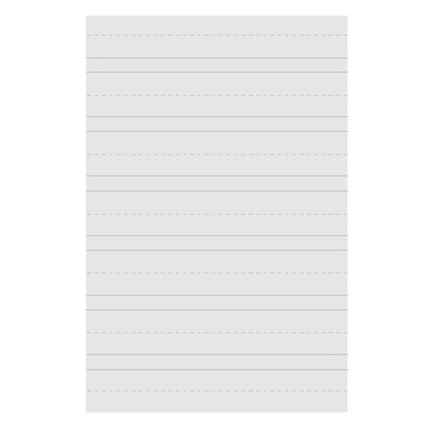School Smart Primary Chart Paper, Skip-A-Line, 24 x 32 Inches, White ...