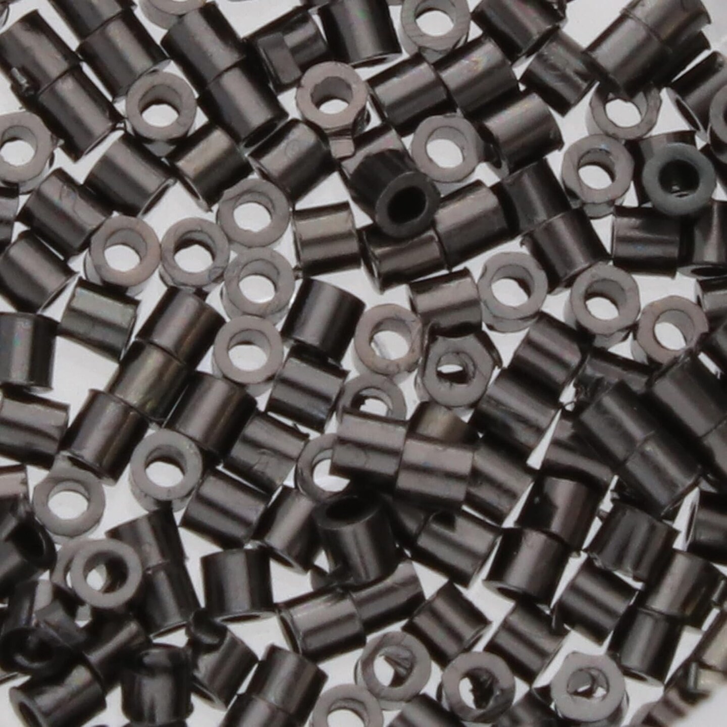 The Beadsmith Tube Crimp Beads, 1.5 x 1.5mm, 100 Pieces, Black Oxide Color, Uniform Cylindrical Shape, No Sharp Edges, Designed to Secure The Ends of Jewelry Stringing Wires and Cables