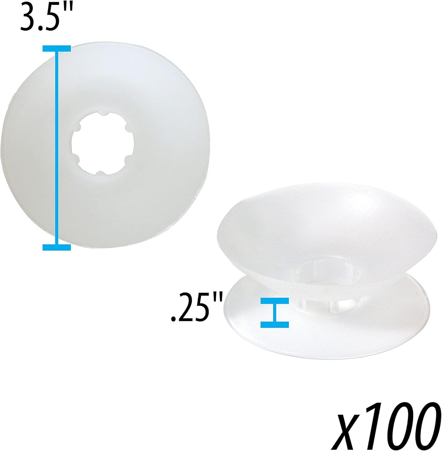 The Beadsmith Bob-EEZ Cord Management – No-Tangle Thread Bobbins – 3-1/2”, Bag of 25 Pieces – Storage Organization – Jewelry Tools for Kumihimo Braiding and Macrame Designs