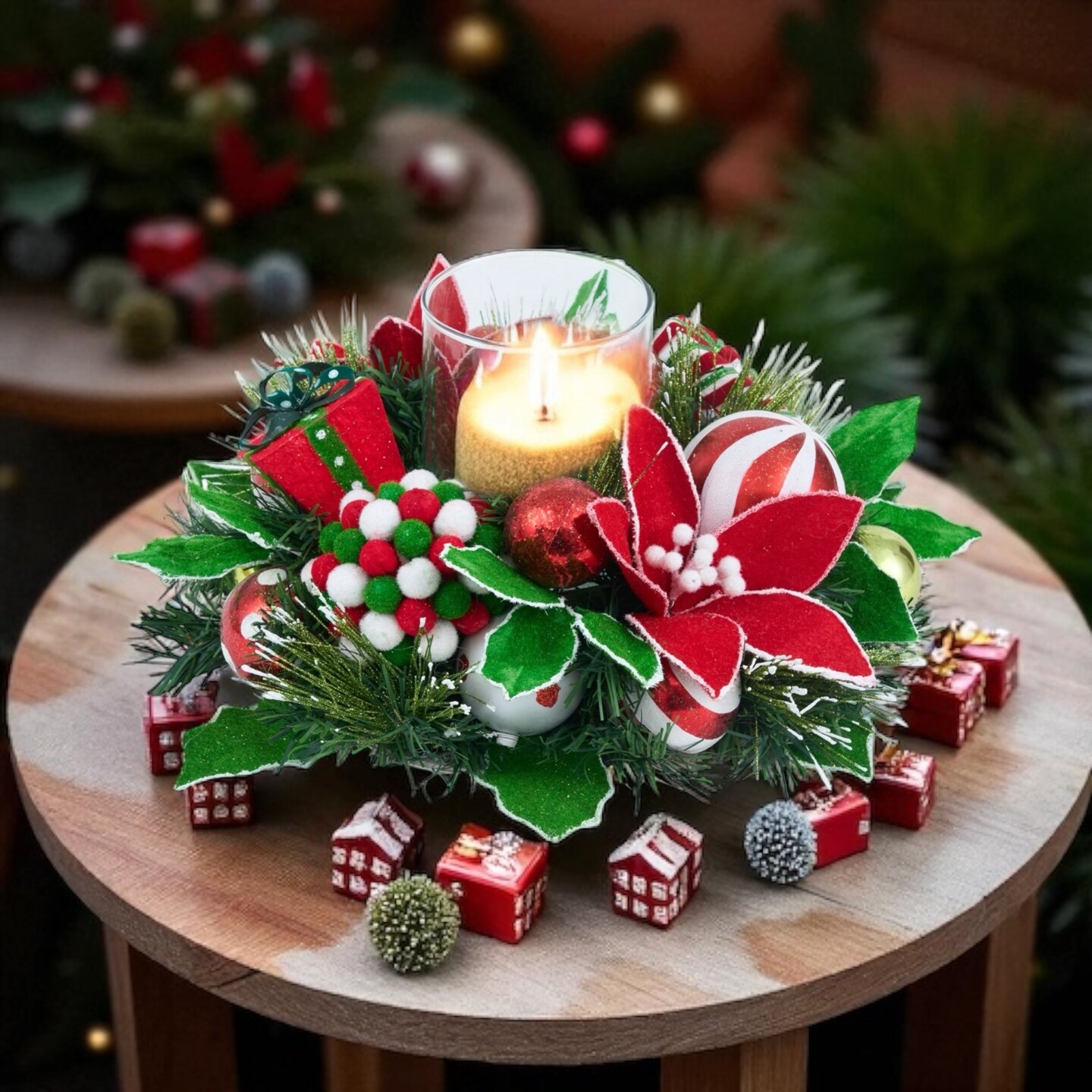 Christmas Peppermint Hurricane - Christmas Decorations - Holiday Tree