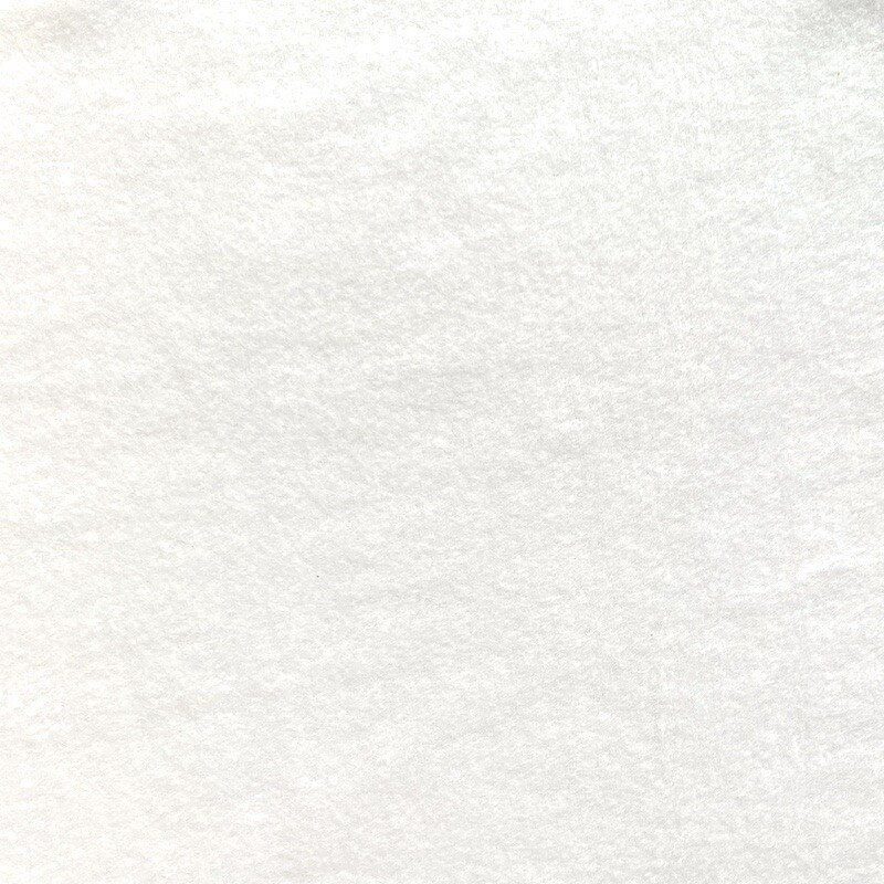 Solid White Anti-Pill Fleece Fabric (Medium Weight) | By The Yard