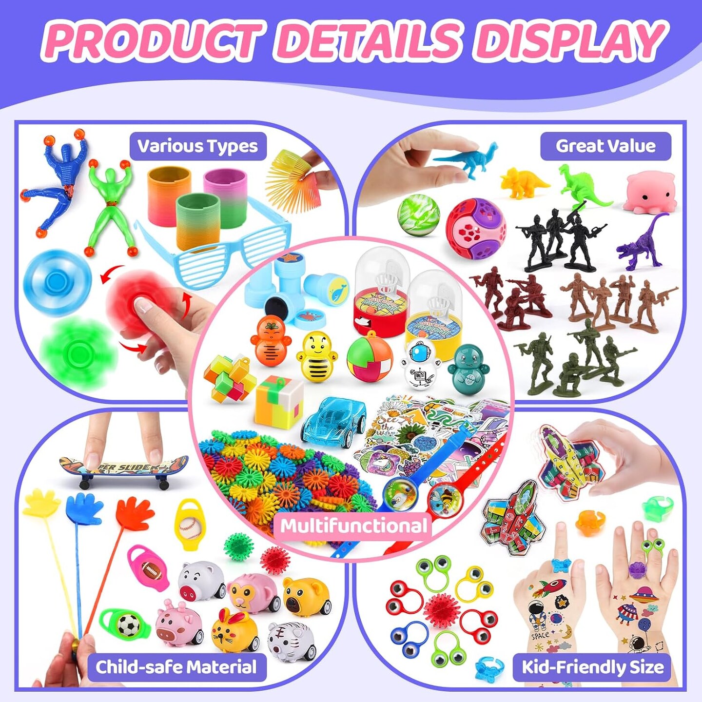 350pcs Party Favors for Kids