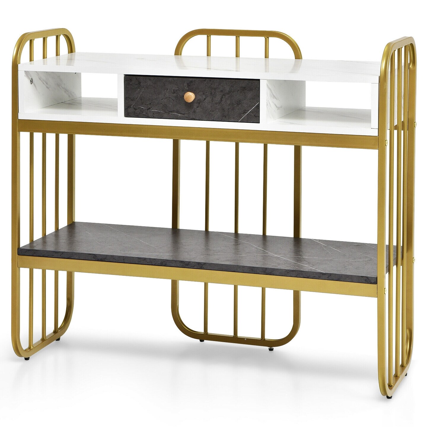 White Modern Swivel Accent Chair with Linen Cover for Living Room Bedroom