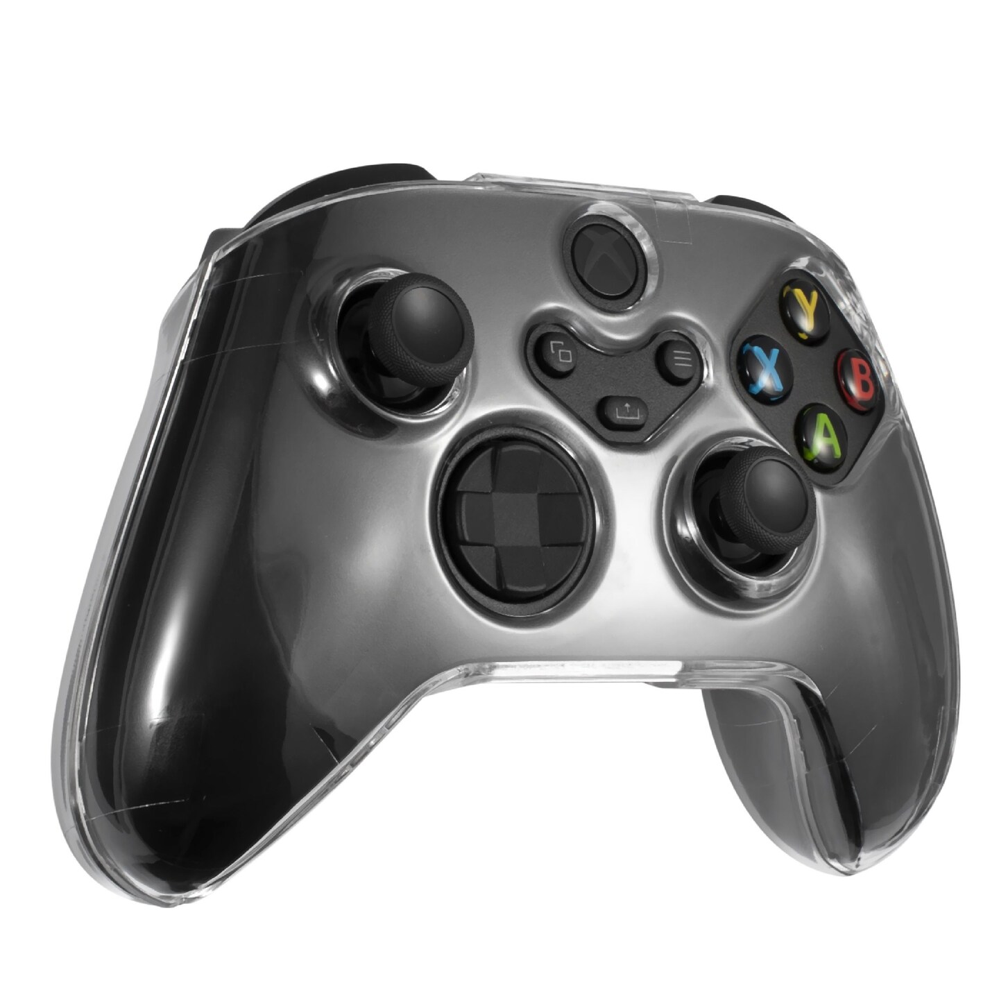 For Xbox Series X / S Controller Skin Case Cover Shell, Transparent Protective Hard Case, Clear