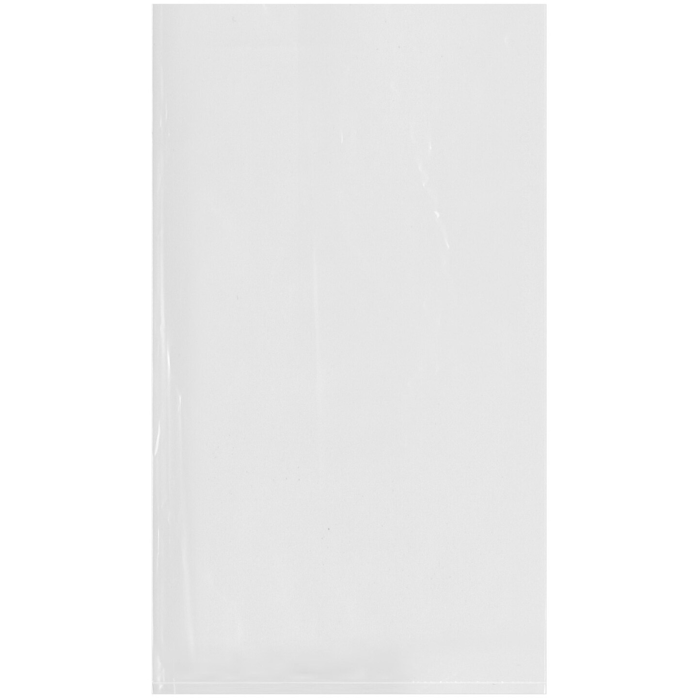 Plymor 8&#x22; x 14&#x22;, 2 Mil Flat Open Clear Plastic Poly Bags