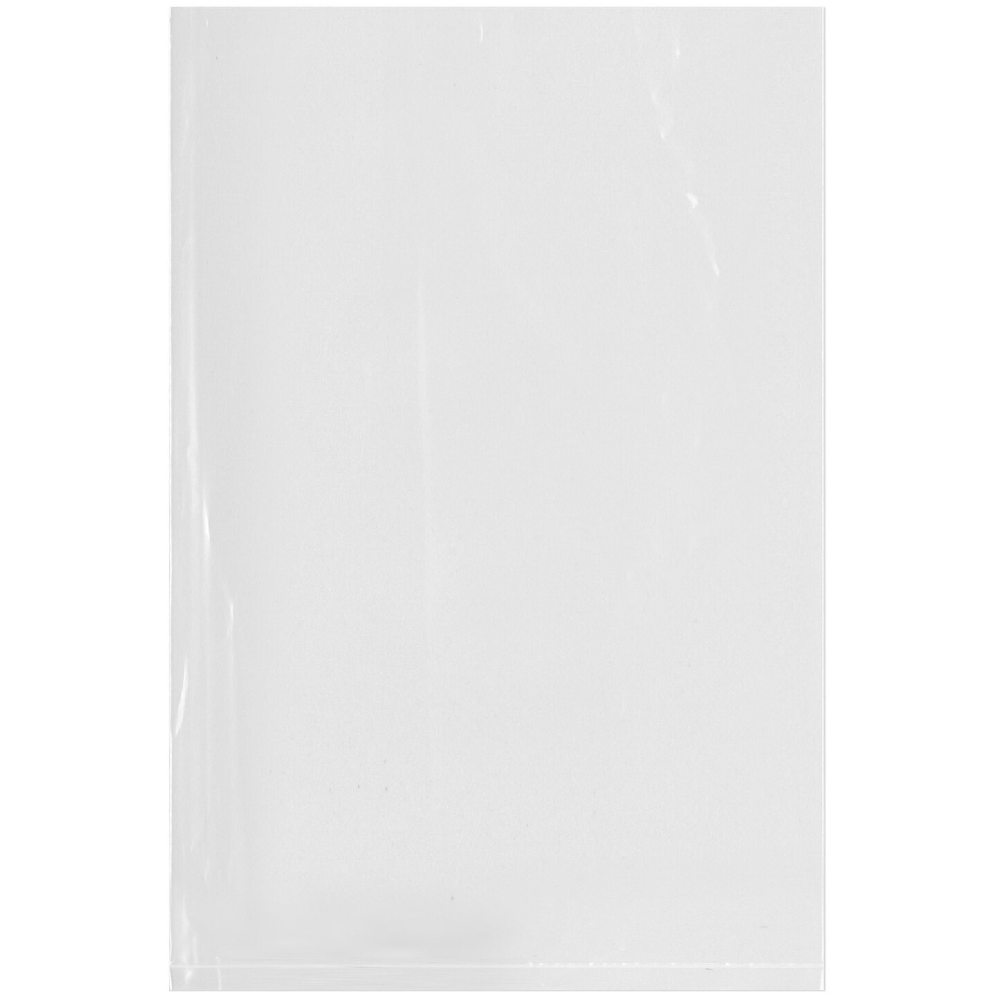 Plymor 6&#x22; x 9&#x22;, 1.25 Mil Flat Open Clear Plastic Poly Bags