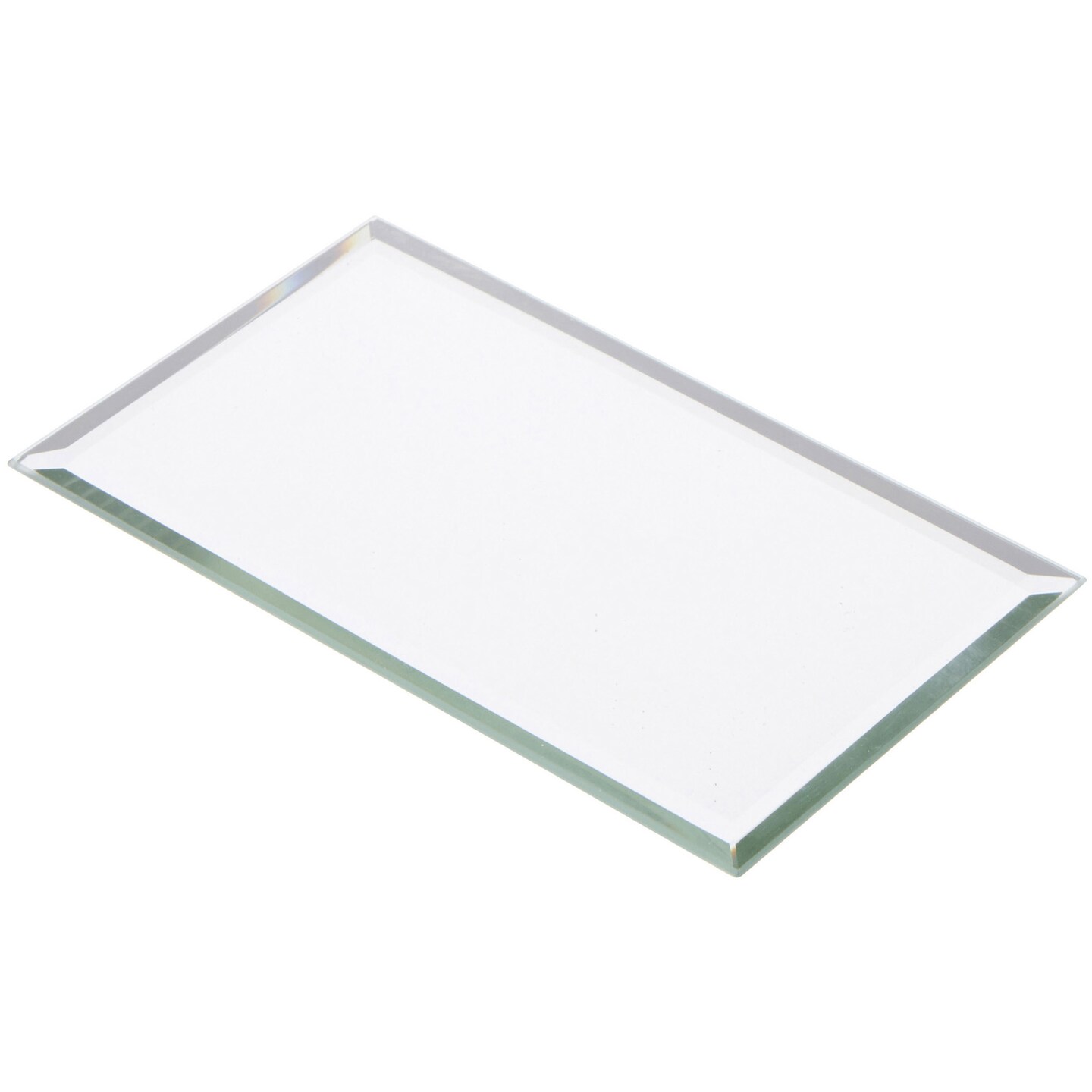 Plymor 3&#x22; x 5&#x22; Rectangle, 3mm Thick Beveled Glass Mirror