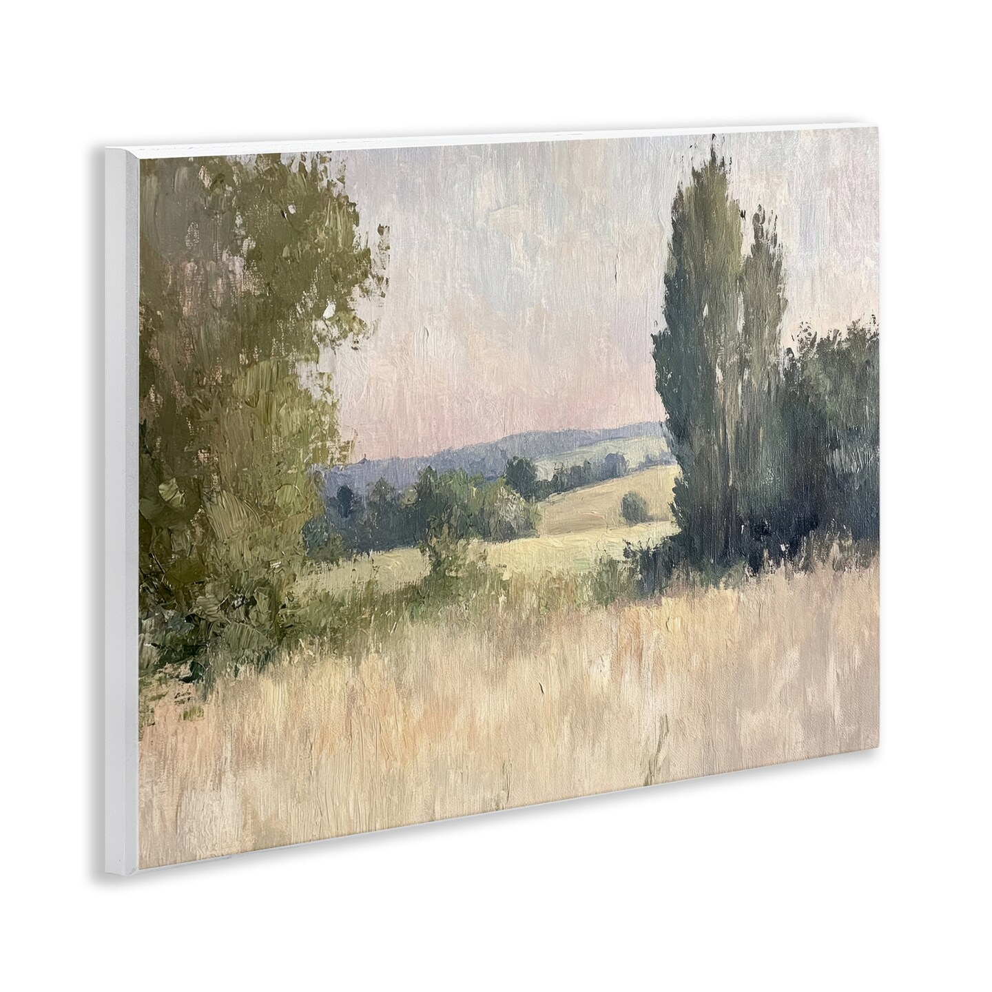 Stupell Industries Tranquil Abstract Countryside Wall Plaque Design by Petal Prints Design