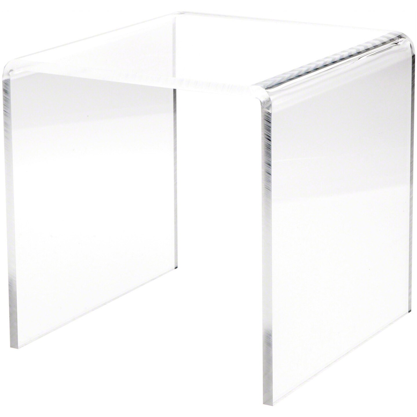 Plymor Clear Acrylic Square Display Riser