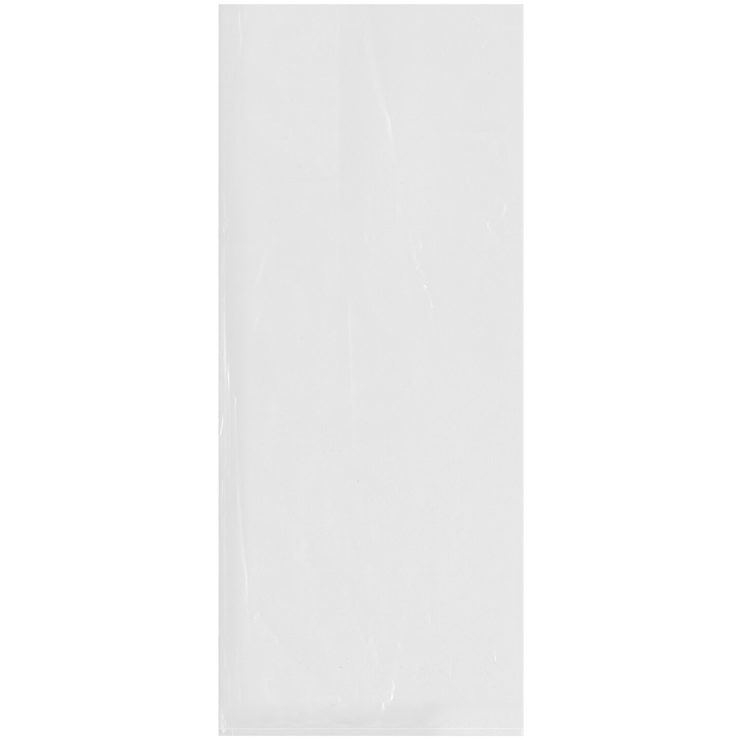 Plymor 10&#x22; x 24&#x22;, 2 Mil Flat Open Clear Plastic Poly Bags