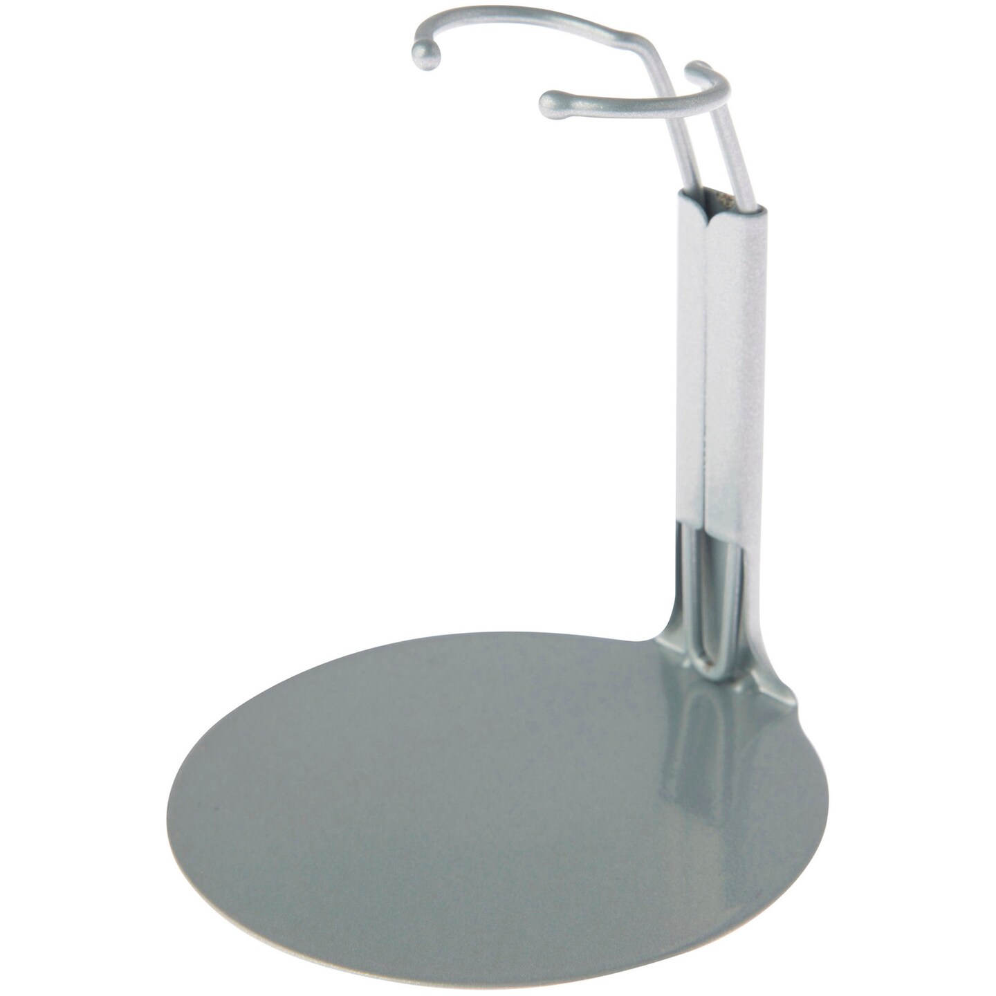 Plymor DSP-30S Silver Adjustable Action Figure Stand, fits 6 and 6.5 inch Action Figures, Waist is 1.25" - 1.5" wide, 3.25" - 4" around