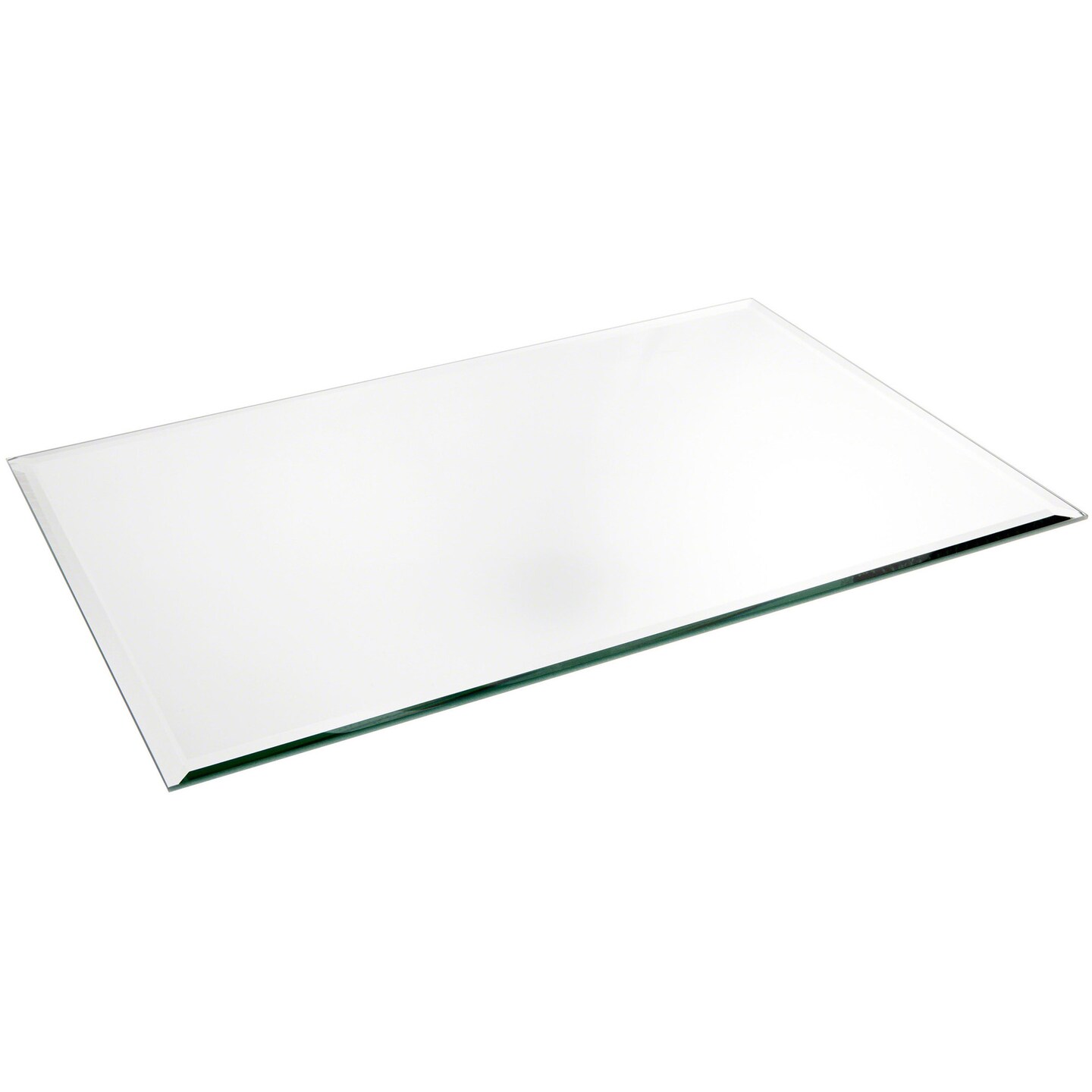 Plymor 12&#x22; x 18&#x22; Rectangle, 5mm Thick Beveled Glass Mirror