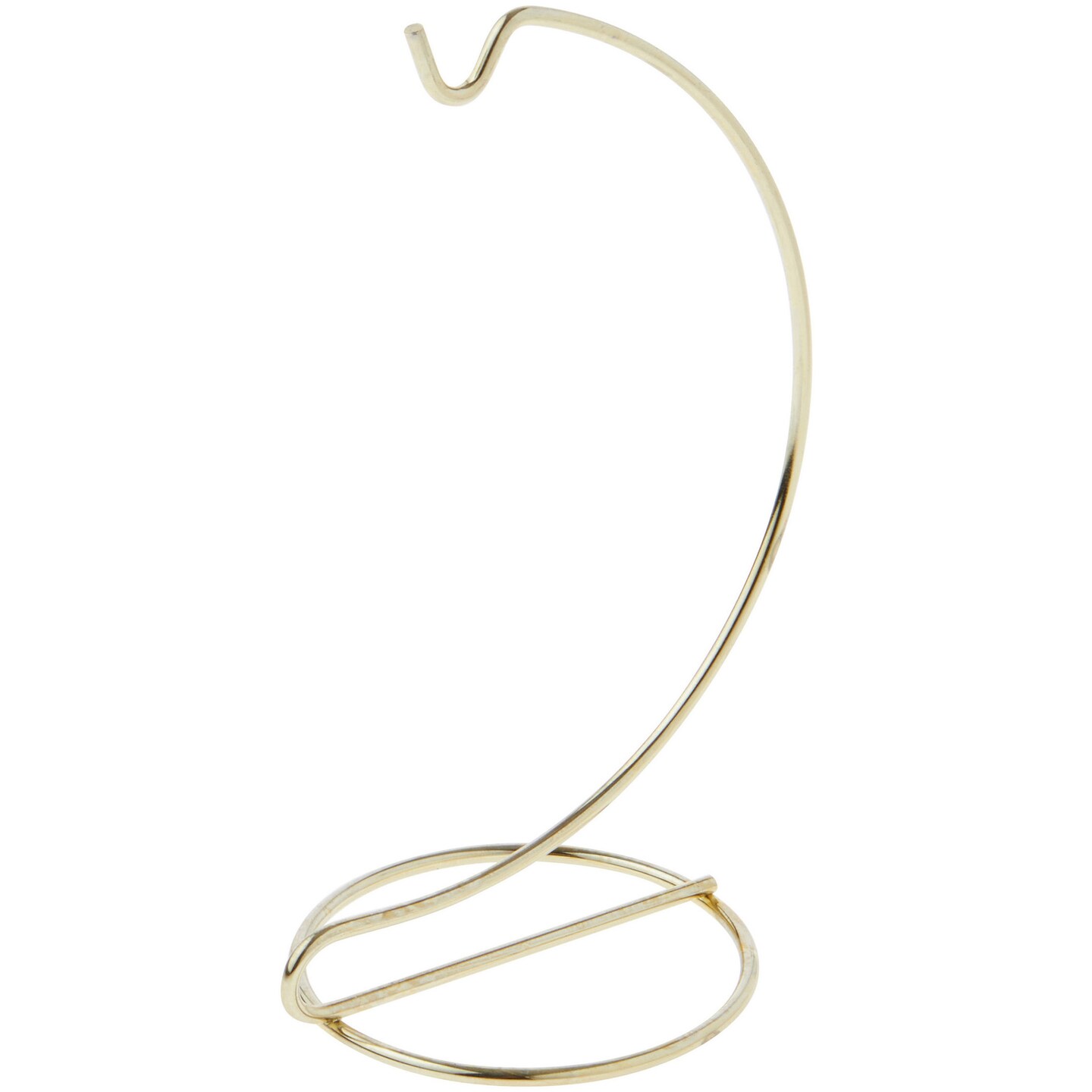 Plymor Simple Gold Ornament Stand, 6&#x22; H x 2.625&#x22; W x 2.625&#x22; D