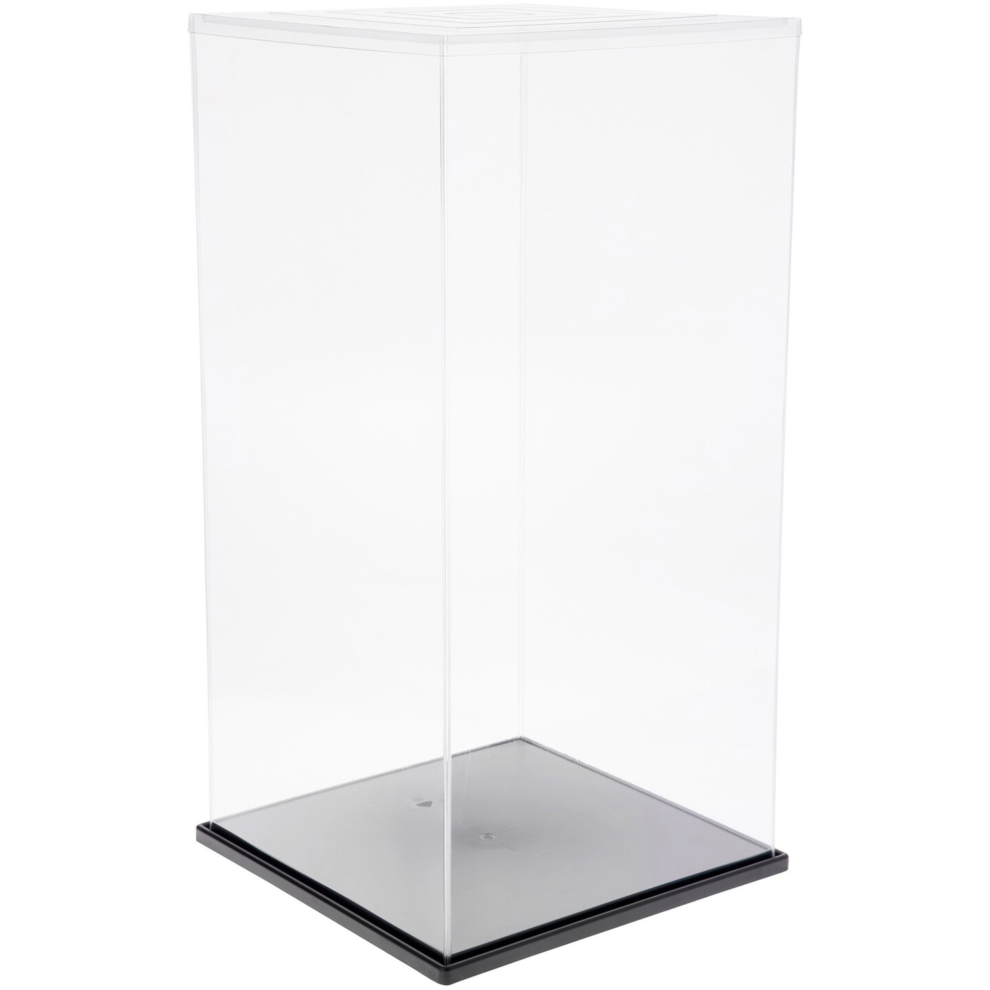 ExpoCase Plastic Folding Display Cover for Dolls, 14.75" W x 14.75" D x 30" H