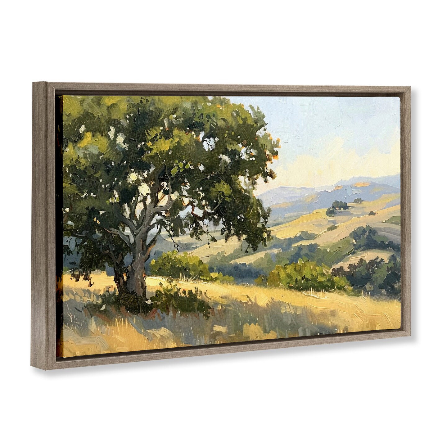 Stupell Industries On The Hilltop Scenery Floating Frame Design by LSR Creative Studio