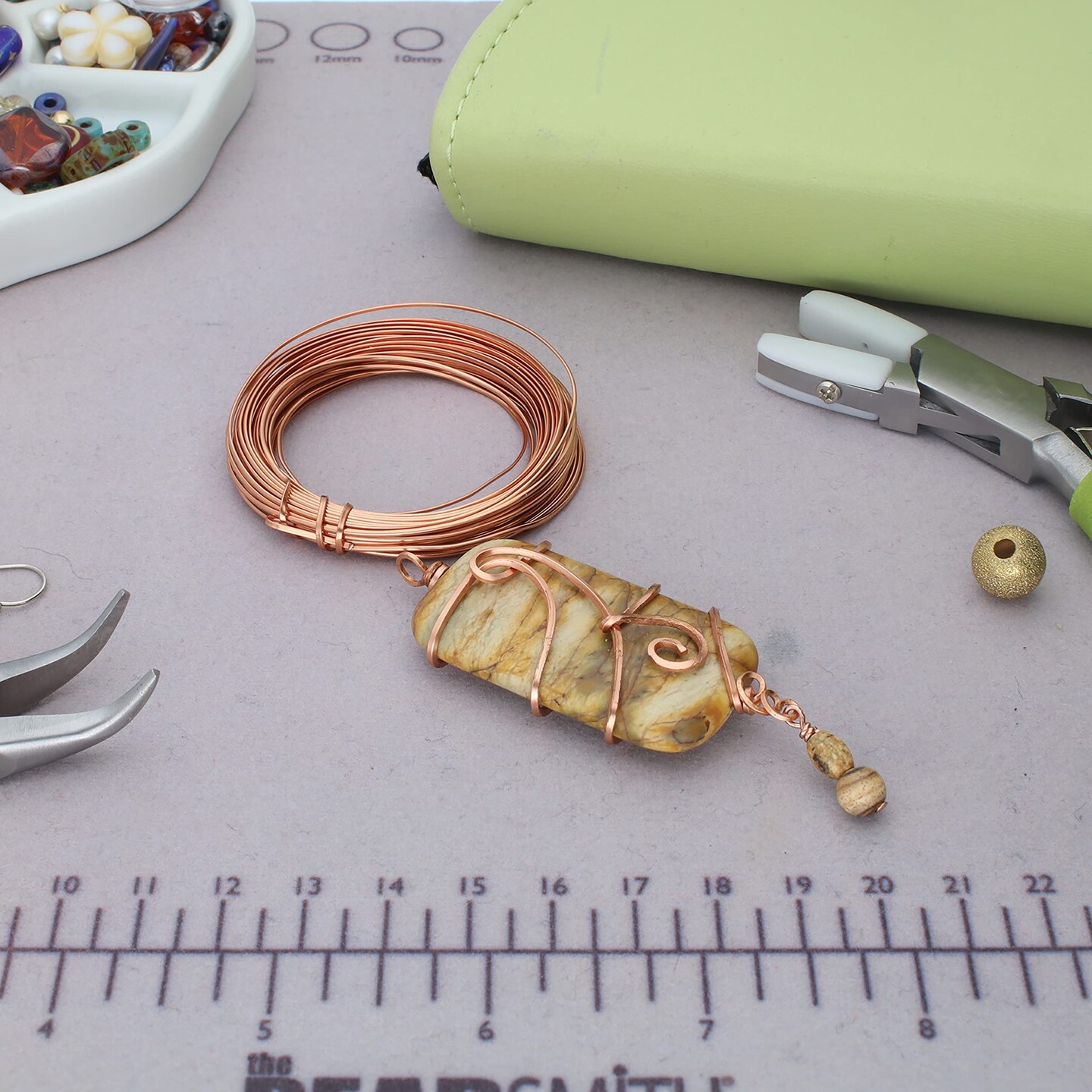 The Beadsmith Half-Round Craft Wire &#x2013; Soft Temper Jewelry Wire