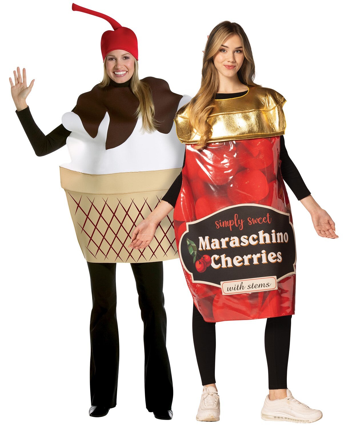 Maraschino Cherries Jar & Ice Cream Sundae Couple Halloween Costume