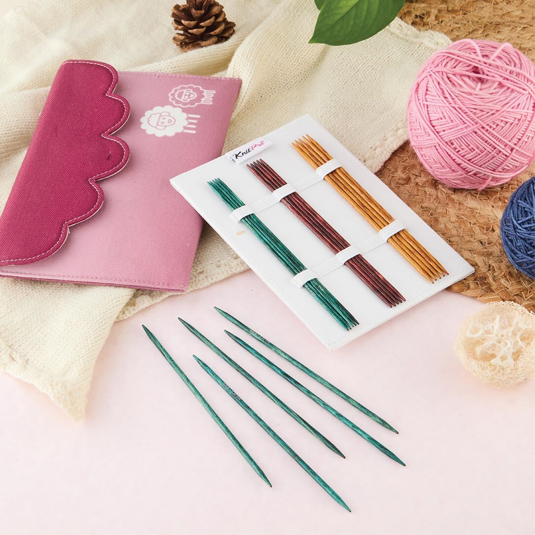 KnitPro Dreamz Starter Double Pointed Knitting Needle Set 6" (15cm)