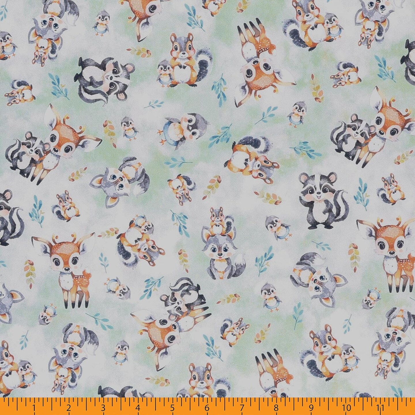 Mook Fabrics Fawn &#x26; Friends Printed PUL Fabric [60 in. Wide] - By The Yard