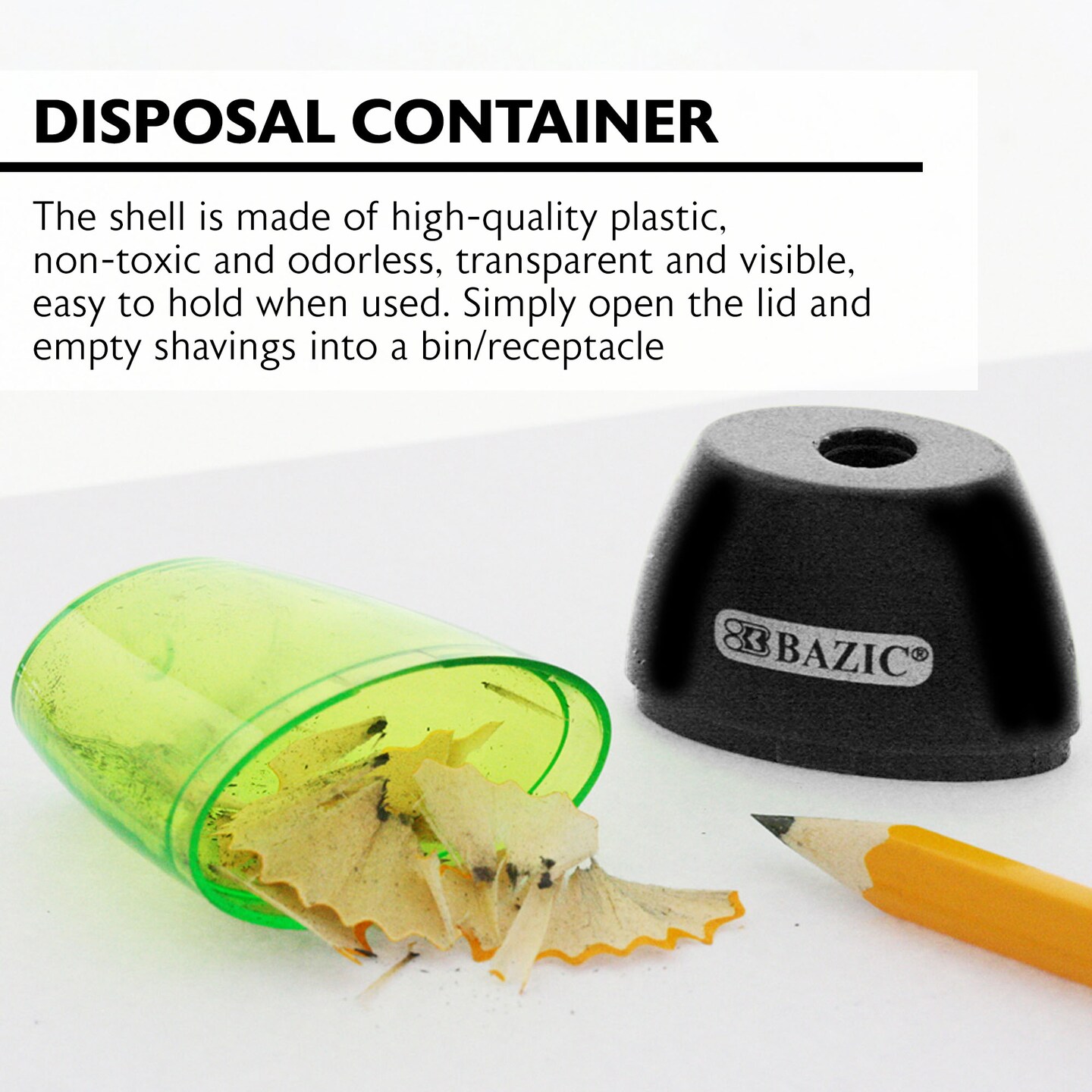 BAZIC Axel Sharpener w/ Receptacle