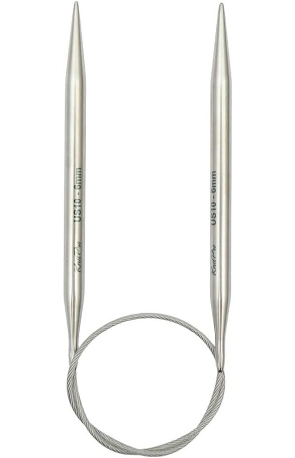 KnitPro Stelo Lace Fixed Circular Knitting Needles 40" Size 0 - 17