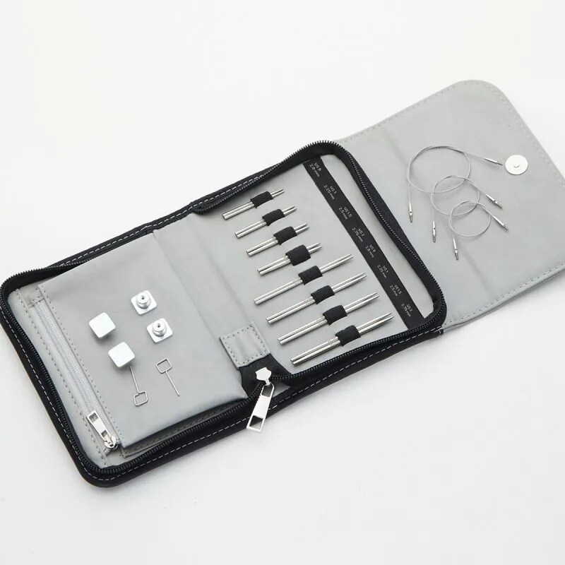 KnitPro Stelo Petite Mini Interchangeable Knitting Needle Set 2" (5cm) & 3" (7.5cm)