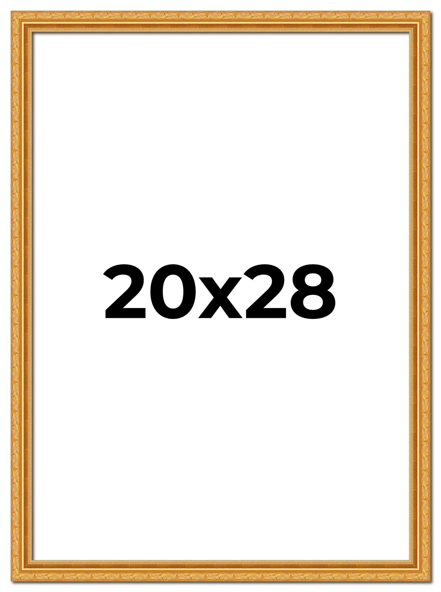 20x28 Museum-Quality Picture Frame with UV-Resistant Acrylic &#x26; Acid-Free Backing, Available in 4 Finishes - Gold, Silver, Bronze, and Black