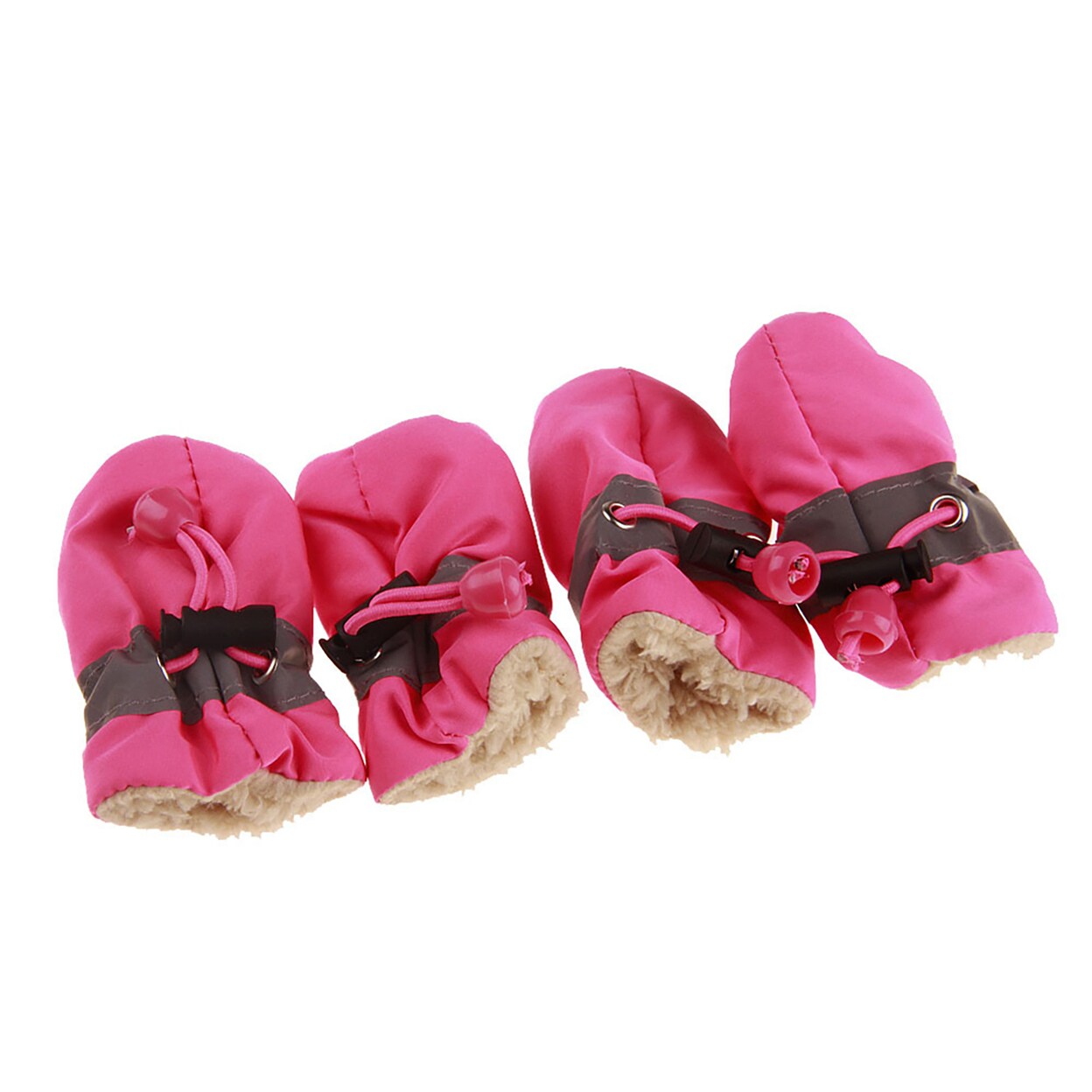 4Pcs/Set Pet Dog Puppy Non-Slip Soft Shoes Covers Rain Boots Footwear For Home