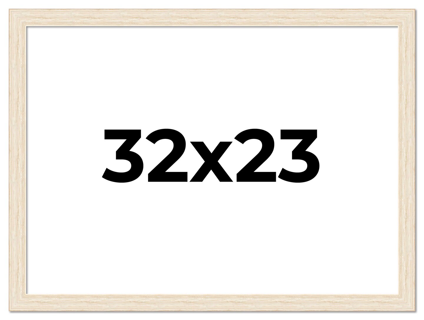32x23 Wide Barnwood Picture Frame with UV-Resistant Acrylic & Acid Free Backing, Available in 6 Paint Finishes - Grey, Brown, White, and Black